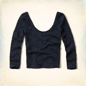 Abercrombie and Fitch Lace Crop Top